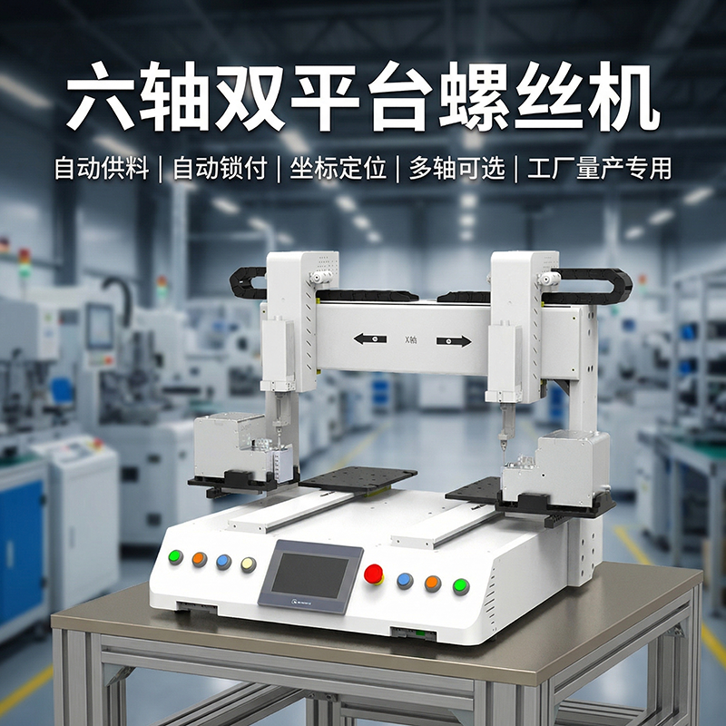 六轴双平台螺丝机